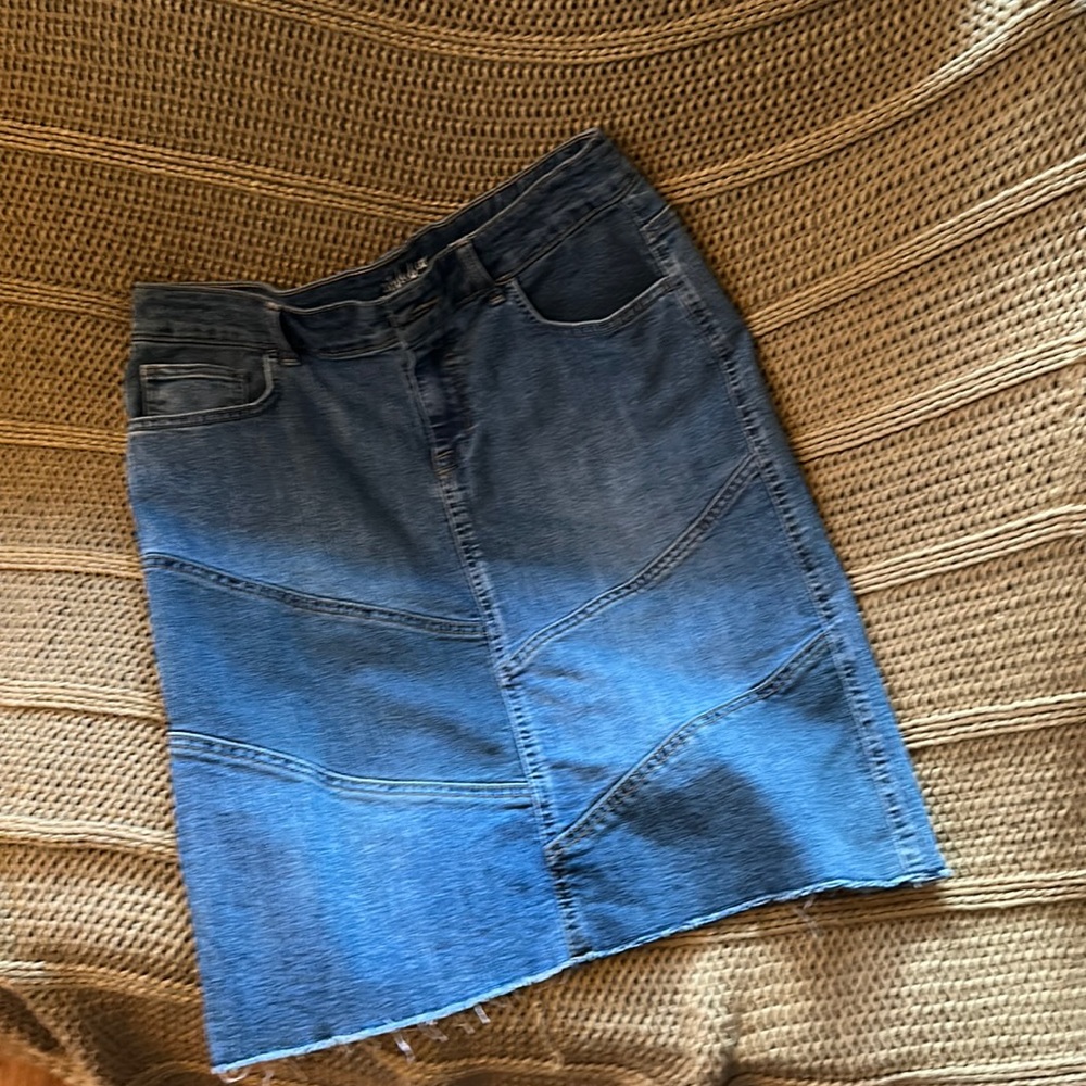 Style & Co denim skirt
